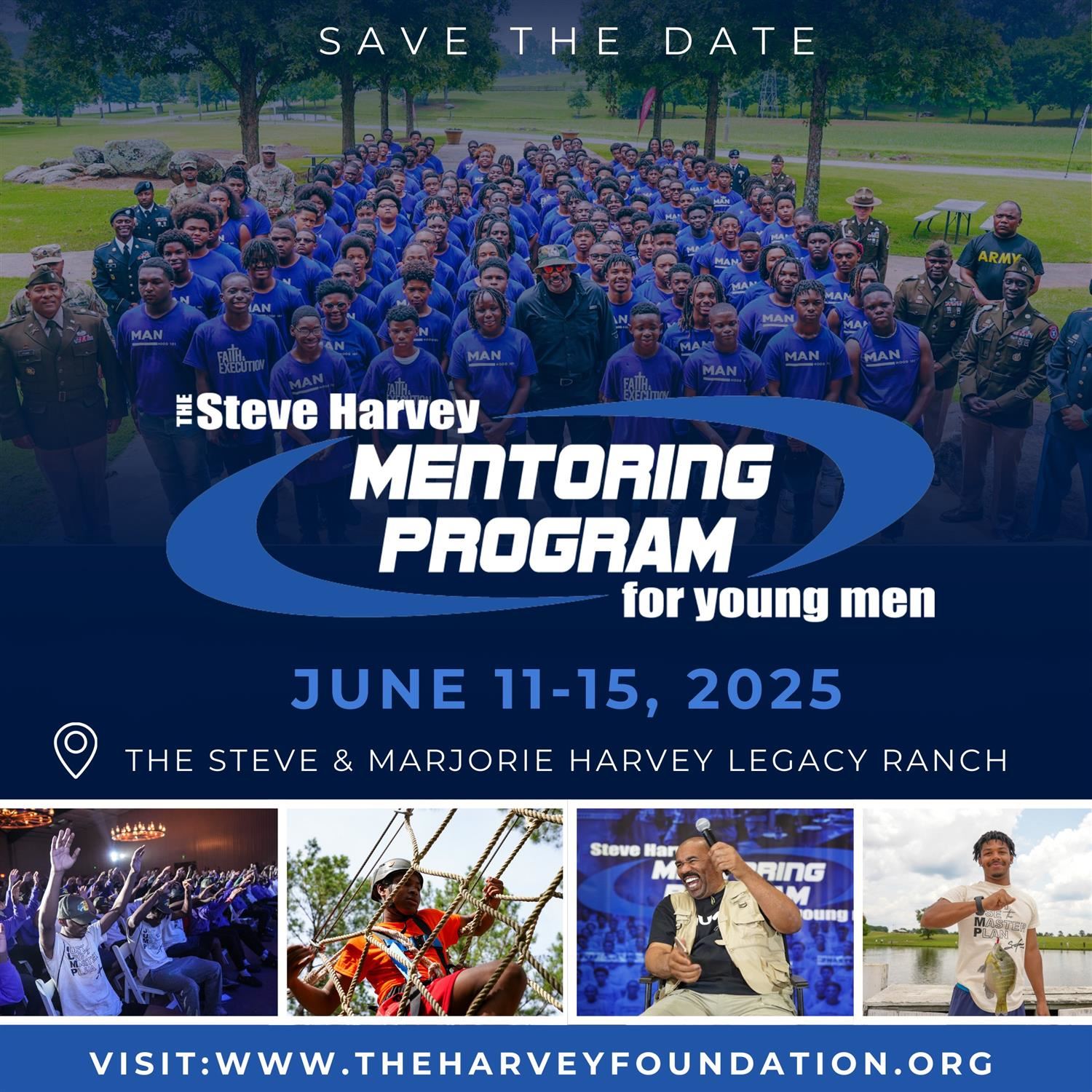 Steve Harvey Mentoring Camp Flyer